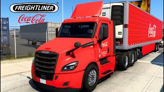 American Truck Simulator - Coca-cola Trans. Freightliner Day Cab - Denver(CO) to Cheyenne(WY)