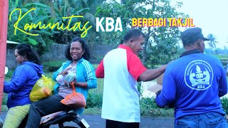 Komunitas KBA Berbagi Takjil di Tegalrejo Tulungrejo || GRAPINDO News