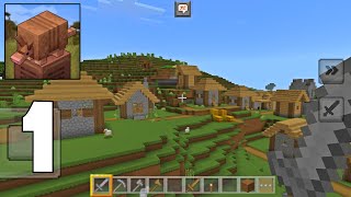 Lokicraft SUPER - New Survival Gameplay Part 1 - VILLAGE AND A SURVIVAL BASE