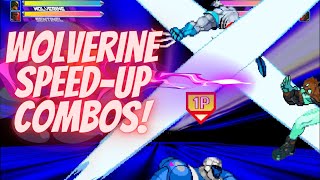 MvC2 - Wolverine Speed Up Combos