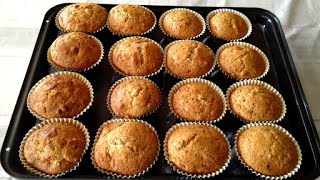 Delicious Easy To Make Banana Walnut Muffins!!