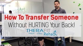 Physical Therapy Transfer Training - How To Transfer From Wheelchair To Bed