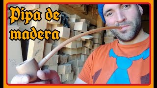 Como hacer una pipa de madera estilo la de Gandalf 🧙‍♂️