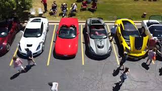 I crashed my drone while filming the Corvettes