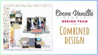 Combined Design | 12x12 Scrapbook Layout | CVS DT