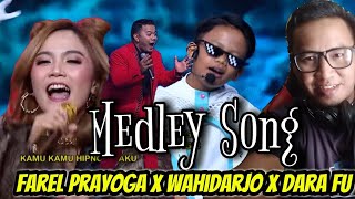 NGEREP PAKAI LAGU INGRIS FAREL PRAYOGA X WAHIDARJO DAN DARA FU DI MEDLEY SONG