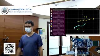 mmWave BM501-POS People Counting Overhead Sensing demo