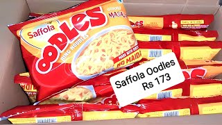 Unboxing Saffola Oodles (12 x 53 g) Rs 173 from Flipkart Telugu | By Rajesh unboxing