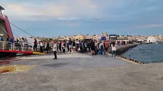 The Ferry Parade #cruise #travel #greece #aegina #shorts