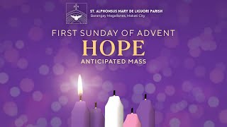 [LIVE] Anticipated First Sunday of Advent, December 2 2023, 6PM