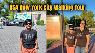 USA Wall Street - Charging Bull Statue | New York City Walking Tour #travel #vlogs