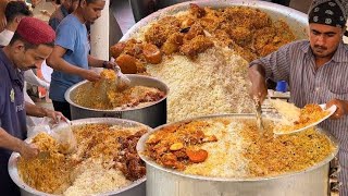 BIGGEST BIRYANI FACTORY | 1000+ Kg Biryani Making in MEGA Kitchen | Beef Biryani Street Food Karachi