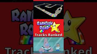 Ranking Every Mario Kart Rainbow Road Track #shorts #mario #mariokart #ranking #rainbow #nintendo