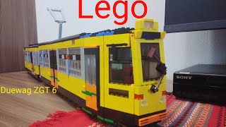 Lego трамвай Duewag ZGT 6 (12 STUD MOC)