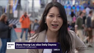 Diana Hoang-Lau aka Daily Dayena _I Schawäbisch -Influencerin - | Wasen 2024 live