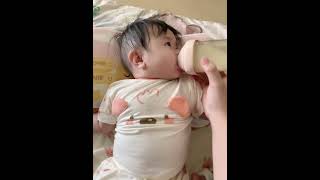 baby drink milk #baby #babyshorts #cutebaby #babygirl #lovebaby