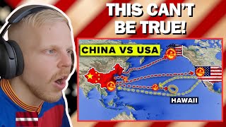 Latvian Reacts To If US and China Go To War, Who Loses (Hour by Hour)