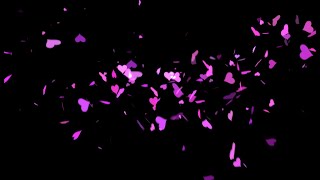 Hearts Confetti 4K Valentines Video - Confetti Green Screen Effects Free Download