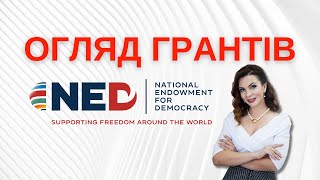 Огляд грантів NED. На що можна отримати грант від Американського демократичного фонду.