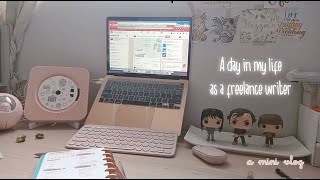 A day (morning) in my life as a freelance writer in the Philippines