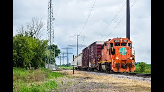 EJ&E 703 Leads L561 East on The Freeport Sub