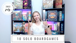 10 SOLO Board Games for July | Table Top Board Games | Solo Board Games