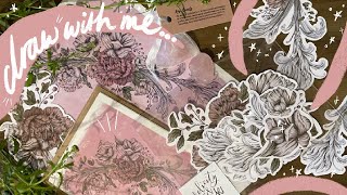 Draw & Create a New Illustration Collection With Me | Ethereal Romance