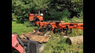 Butternut or White Walnut video on my Woodmizer