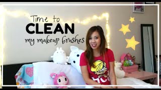 How I clean and dry my Makeup Brushes - AlwaysonKieu