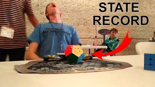 NEW 1:08.34 MEGAMINX IDAHO STATE RECORD!!!