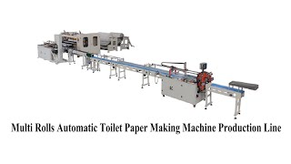 Full automatic small toilet paper machine production line （30 rolls packaging）