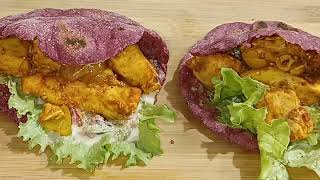 Pocketfuls of flavor and health- Chicken pockets with benefits of beetroot #recipe #chicken #video