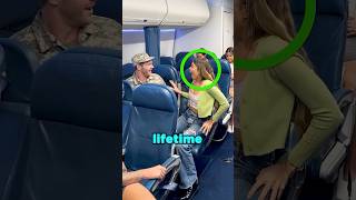 Soldier Surprises Wife on Plane 🥲