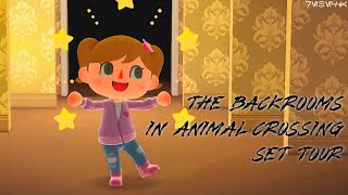 The Backrooms in Animal Crossing Set Tour