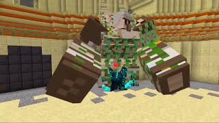 All Iron Golem Vs Scorpion WARDEN #minecraft