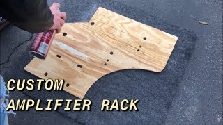 HOW TO CARPET WOOD - Custom Amplifier Rack