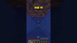 How To Escape Traps At Different Ages😎In Minecraft😱(INSANE)😍 #minecraft #shorts