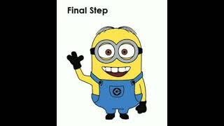 تعلم رسم كرتون Minion مينيونز how to draw