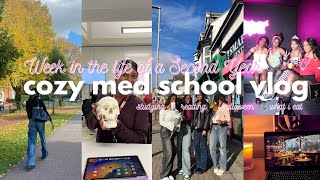 MED SCHOOL DIARIES 🍂 cozy autumn vlog, week in the life, studying, halloween, what i eat + more