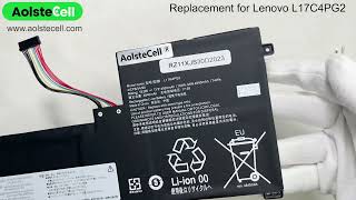 Replacement battery for Lenovo L17C4PG2 15.4V 76Wh 4 cells