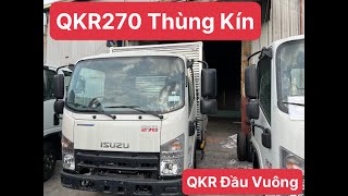 Xe Tải Isuzu Đầu Vuông Thùng Kín 2022  - QKR270 đầu vuông 2T4 2022 - 0908.632.781 Hoàng