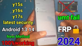 Vivo Y17s Frp Bypass Without PC Latest Security 2024  New Method All Vivo Y12s Y15s Y16s Y17s 100%