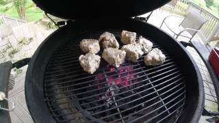 LAMB CHOPS ON THE BIG GREEN EGG!!