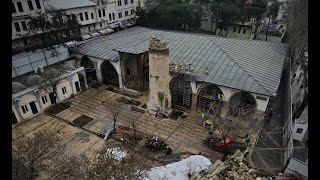 6 Şubat depremlerinde hasar gören Kahramanmaraş Ulu Camii restore ediliyor...