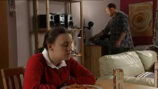 Corrie Tim cant feed Faye properly 24th June 2013