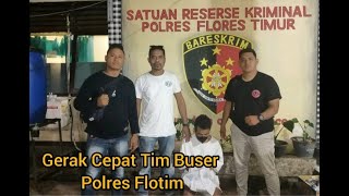 Gerak Cepat Tim Buser Polres Flotim Tangkap Pelaku P3Ncurian