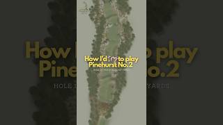 How I'd try to play the 10th hole at this year's US Open - Pinehurst No.2 #golf #golfshorts #usopen