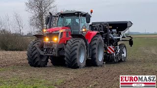 Massey Ferguson 7S 180 od Euromasz Lipka na testach & Agrisem SLY Stripcat