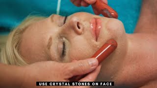 How to use crystal stones on face| Stoned Away Blog 4