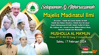 LIVE - Selapanan Majelis Madinatul Ilmi & Akhirussanah Mushola Al Ma'mun Wates